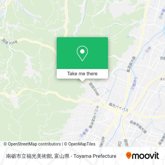 南砺市立福光美術館 map