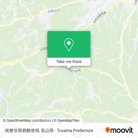 南蟹谷簡易郵便局 map