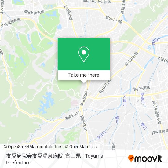 友愛病院会友愛温泉病院 map