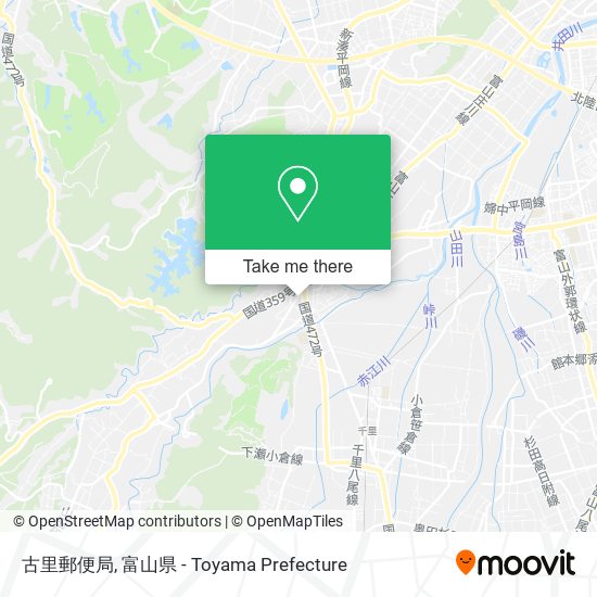 古里郵便局 map