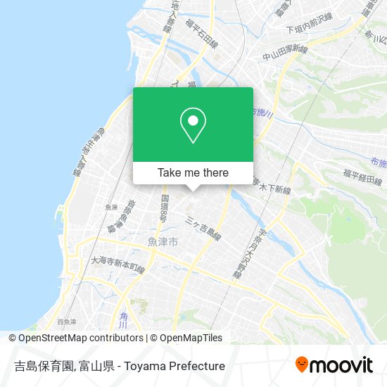 吉島保育園 map