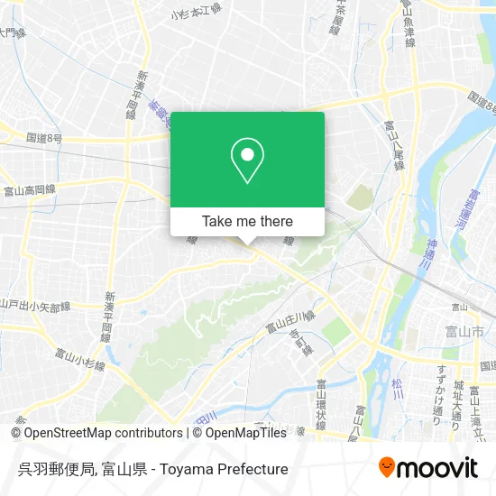 呉羽郵便局 map