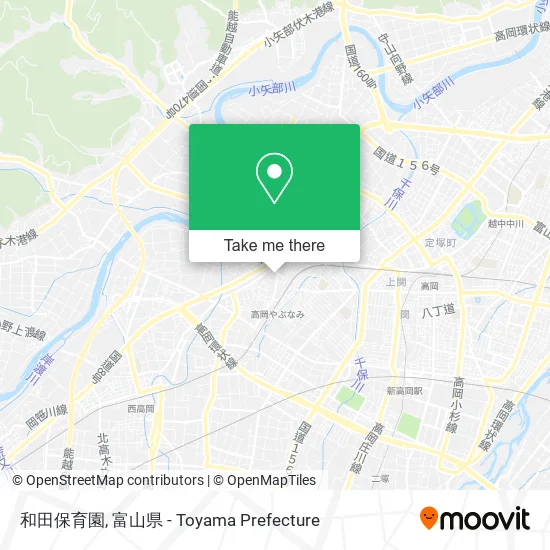 和田保育園 map