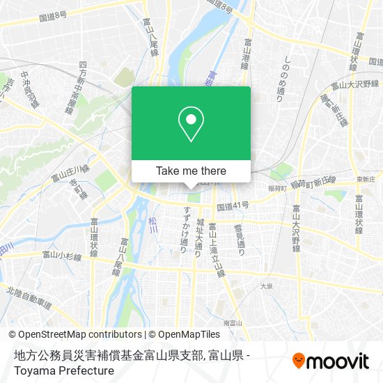 地方公務員災害補償基金富山県支部 map