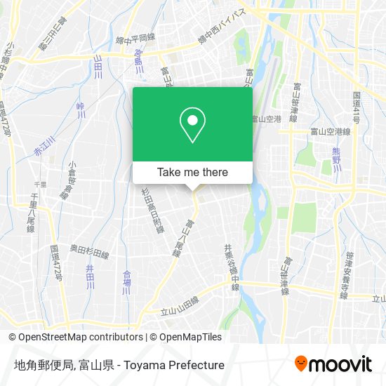 地角郵便局 map