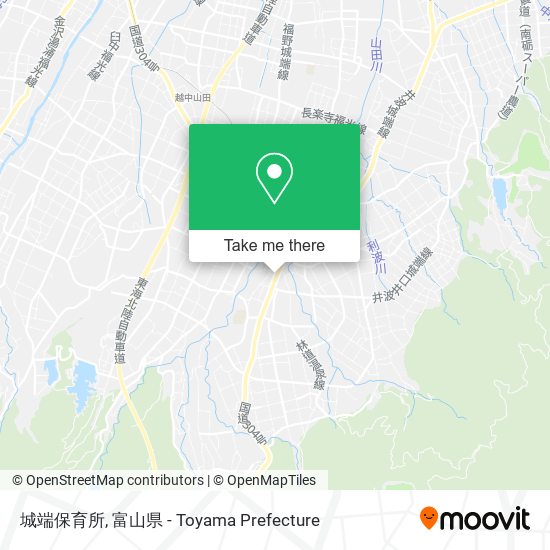 城端保育所 map