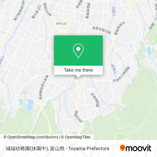 城端幼稚園(休園中) map