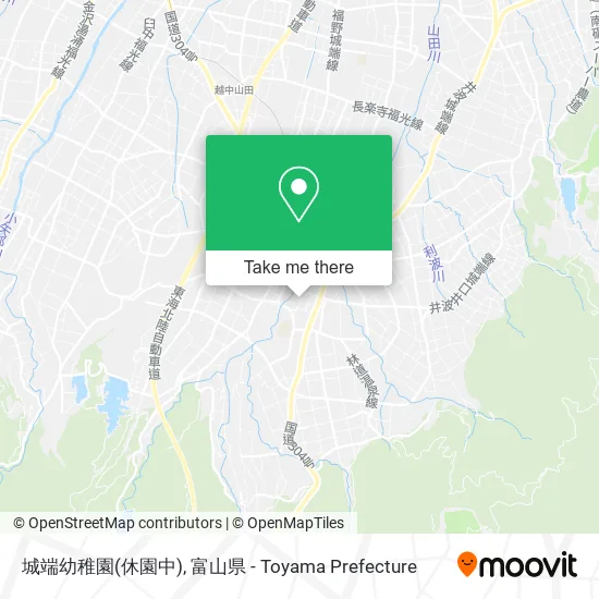 城端幼稚園(休園中) map