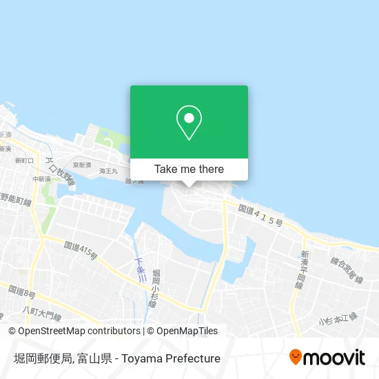 堀岡郵便局 map