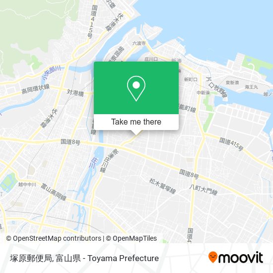 塚原郵便局 map