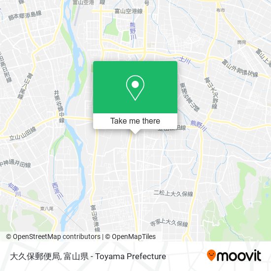 大久保郵便局 map
