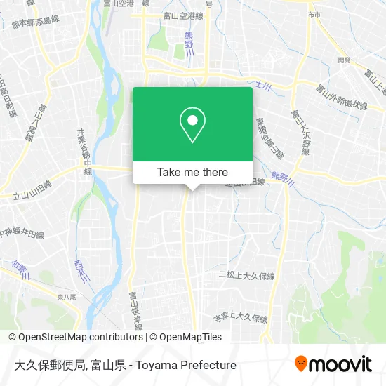 大久保郵便局 map