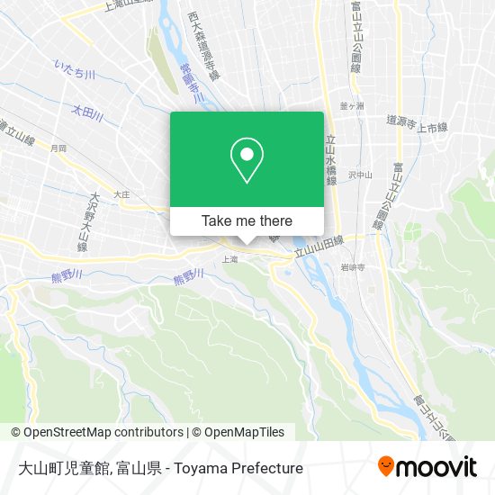 大山町児童館 map