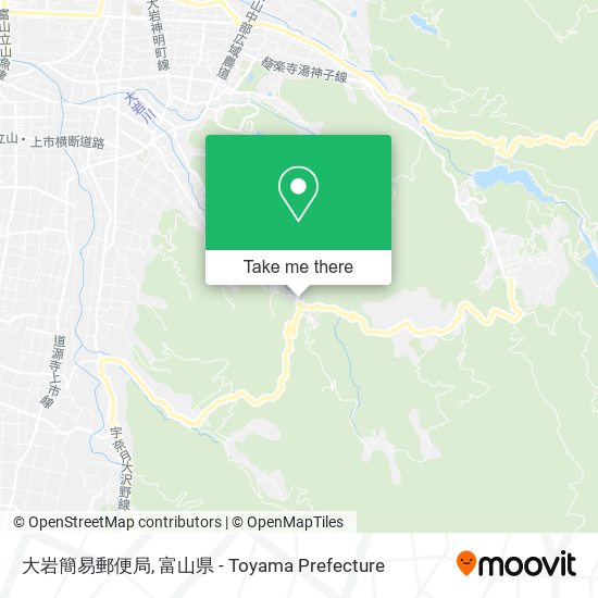 大岩簡易郵便局 map