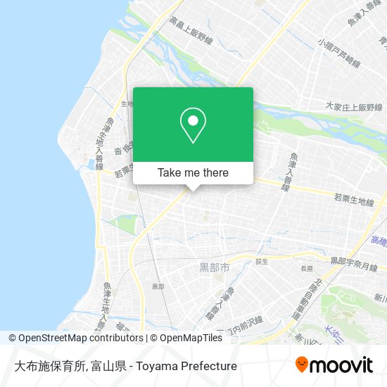 大布施保育所 map