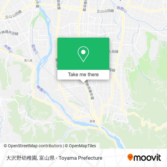 大沢野幼稚園 map