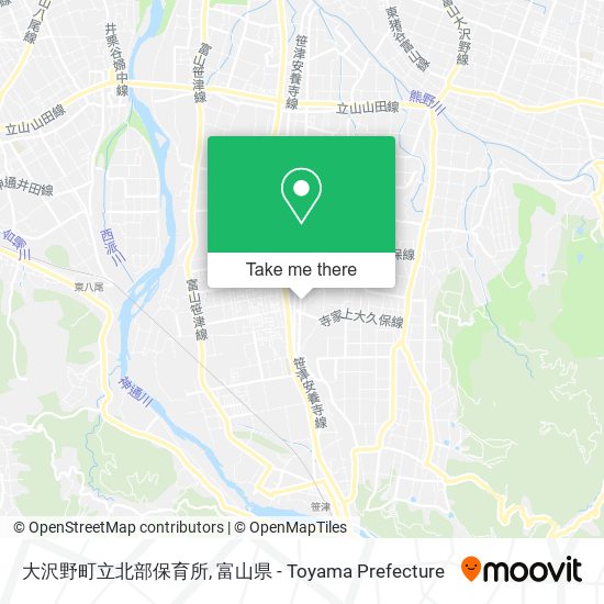 大沢野町立北部保育所 map