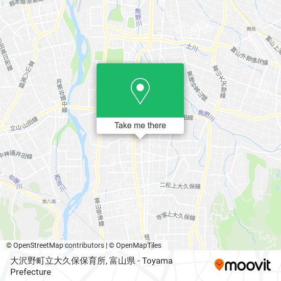 大沢野町立大久保保育所 map