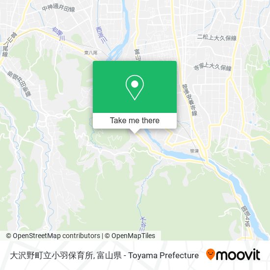 大沢野町立小羽保育所 map