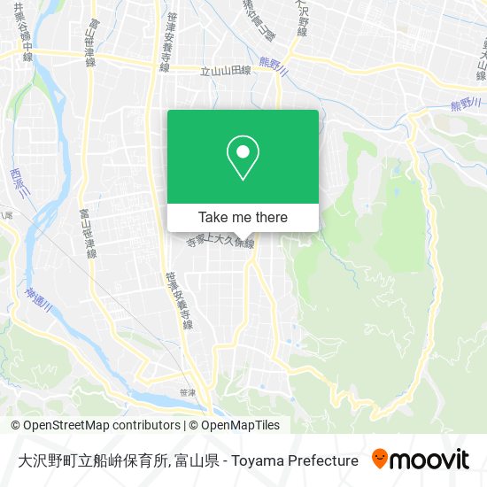 大沢野町立船峅保育所 map