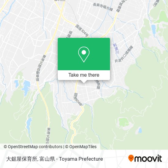 大鋸屋保育所 map