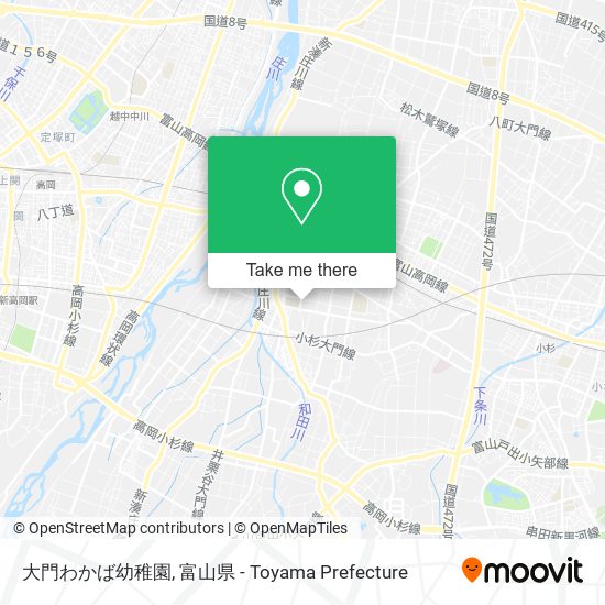 大門わかば幼稚園 map