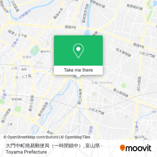 大門中町簡易郵便局（一時閉鎖中） map