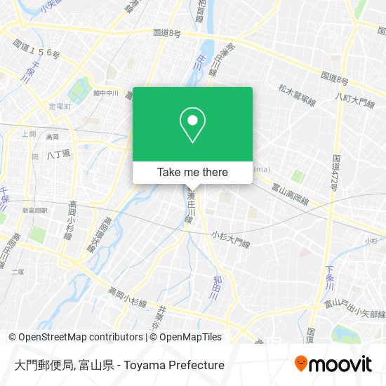 大門郵便局 map