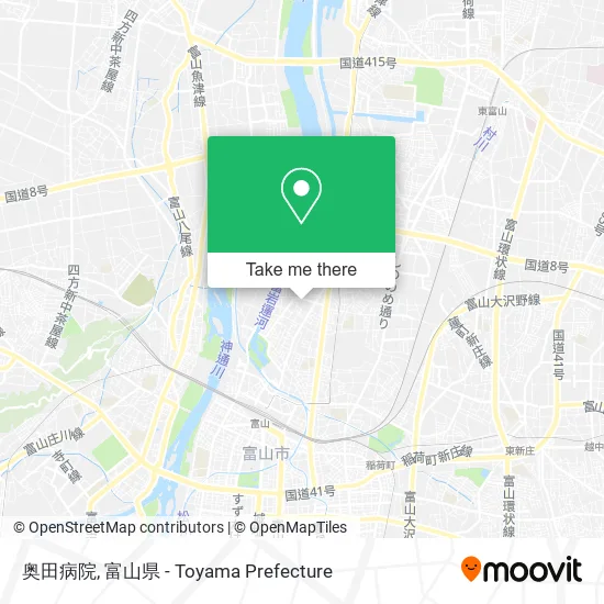 奥田病院 map