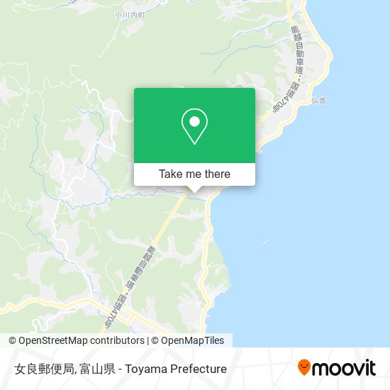 女良郵便局 map