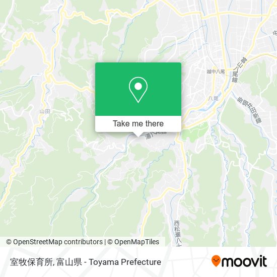 室牧保育所 map