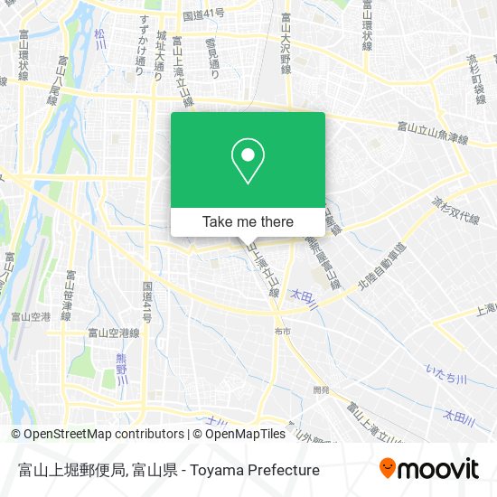 富山上堀郵便局 map