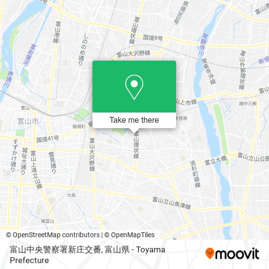 富山中央警察署新庄交番 map