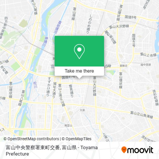 富山中央警察署東町交番 map