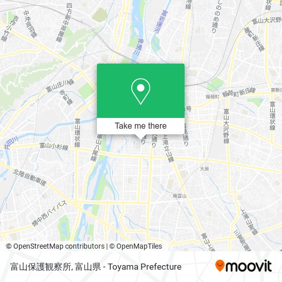 富山保護観察所 map