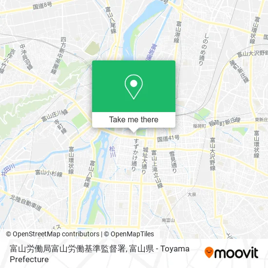 富山労働局富山労働基準監督署 map