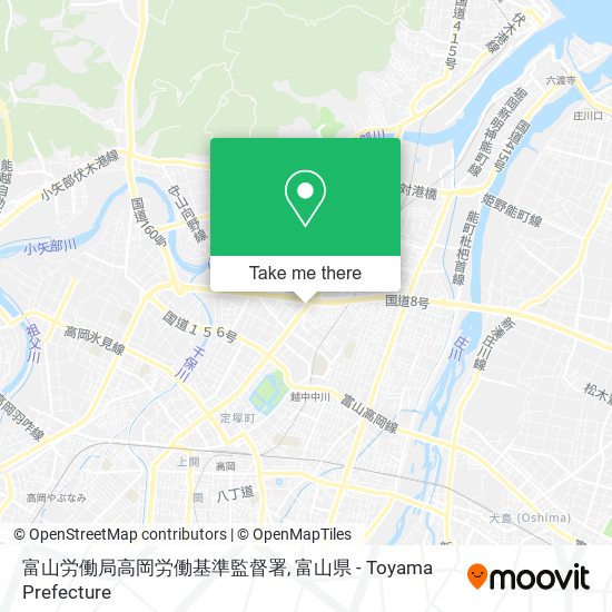 富山労働局高岡労働基準監督署 map
