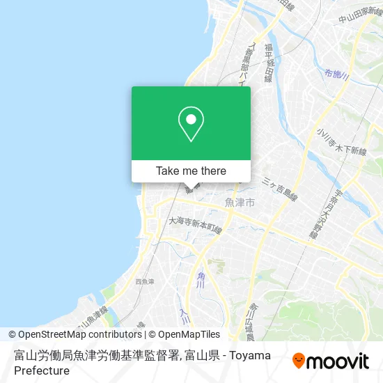 富山労働局魚津労働基準監督署 map