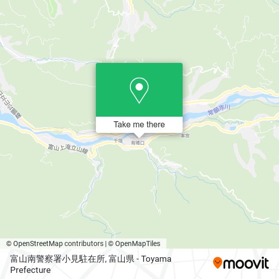 富山南警察署小見駐在所 map