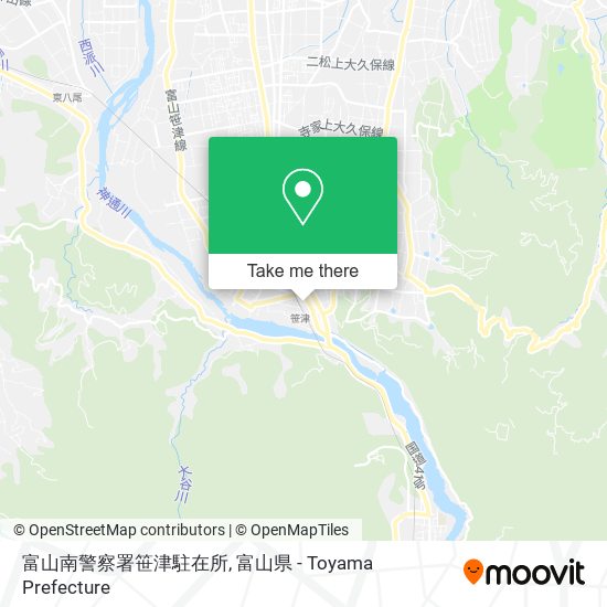 富山南警察署笹津駐在所 map