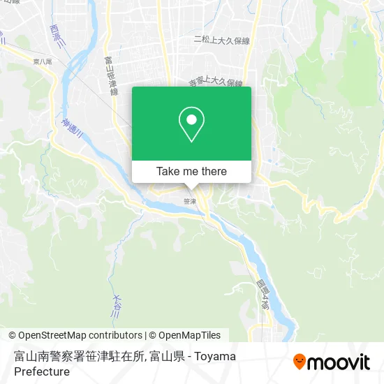 富山南警察署笹津駐在所 map