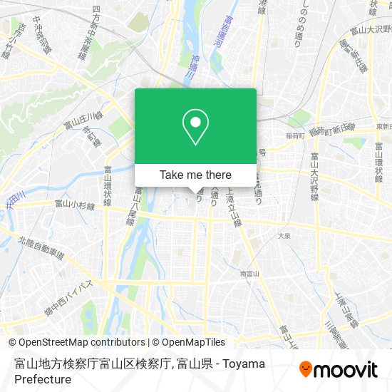 富山地方検察庁富山区検察庁 map