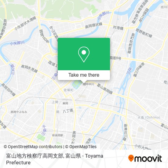富山地方検察庁高岡支部 map