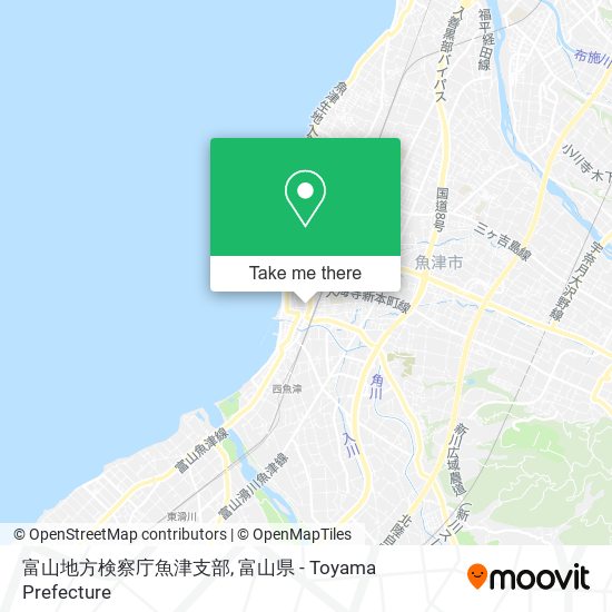 富山地方検察庁魚津支部 map