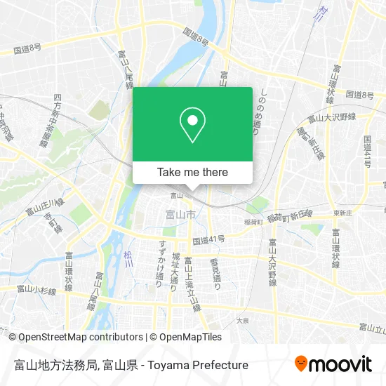 富山地方法務局 map
