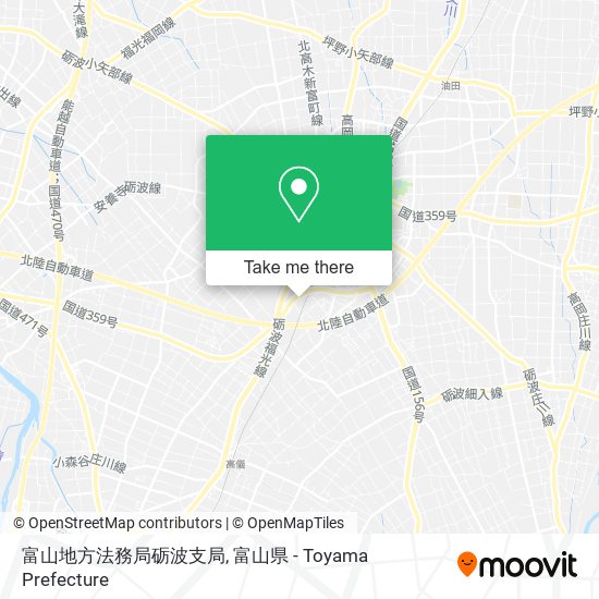 富山地方法務局砺波支局 map