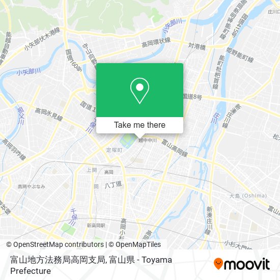富山地方法務局高岡支局 map