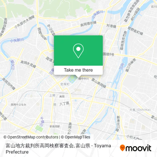 富山地方裁判所高岡検察審査会 map