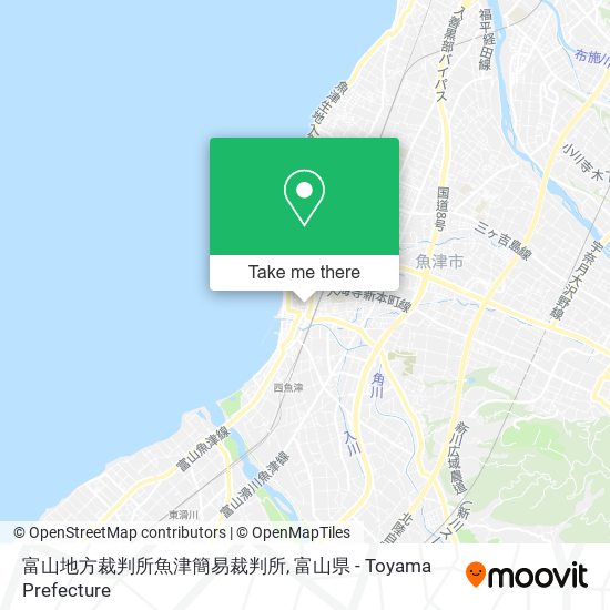 富山地方裁判所魚津簡易裁判所 map