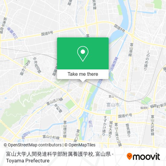 富山大学人間発達科学部附属養護学校 map